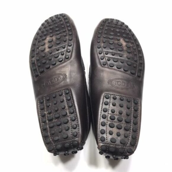 Tods Gommino Driving Shoes Buckle in Brown Leather Mens Size 8.5 main image 7